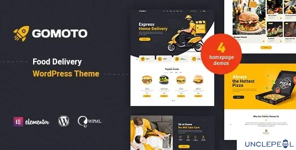 Gomoto - 食品配送与医疗用品 WordPress 主题 1.3.5