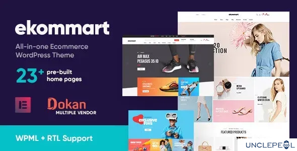 ekommart - 一体化电子商务 WordPress 主题 3.8.6