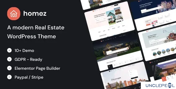 Homez – 房地产 WordPress 主题 1.0.5 开心版