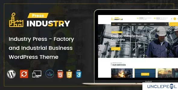 Industry Press - 工厂与工业企业 WordPress 主题 3.1