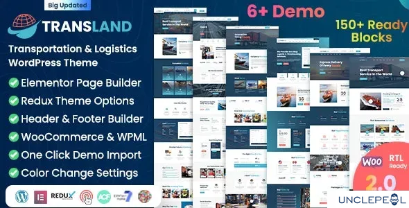 Transland - 运输与物流 WordPress 主题 2.0.0