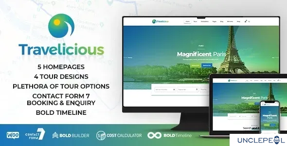 Travelicious - 旅游运营商主题 1.5.4