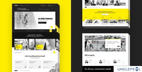 Hank - 建筑 WordPress 主题 1.0.9