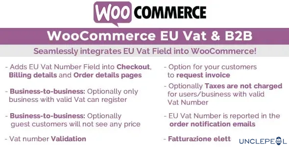 WooCommerce 欧盟增值税 & B2B 12.1 开心版