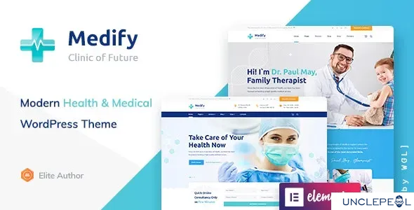 Medify - 健康与诊所 WordPress 主题 1.2.5 开心版
