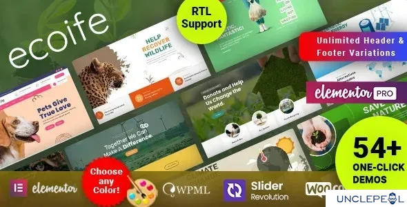 Ecoife - 环境生态 WordPress 主题 2.4