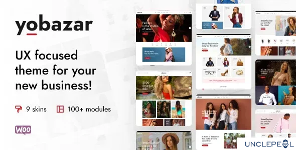 Yobazar - Elementor 时尚 WooCommerce 主题 高级版 1.2.0