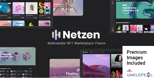 Netzen - 多商家 NFT 市场主题 1.0 开心版