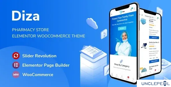 Diza - 药品商店 Elementor WooCommerce 主题 1.2.8