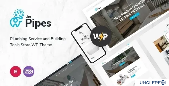The Pipes - 水管服务与建筑工具商店 WordPress 主题 1.6.0