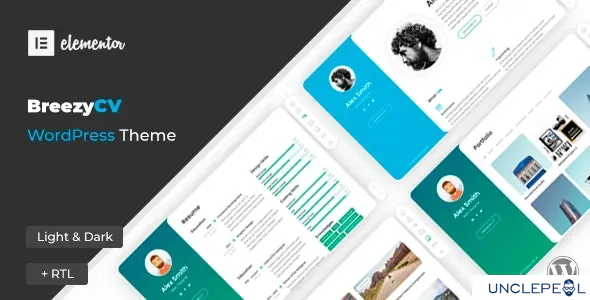BreezyCV 简历/简历 WordPress 主题 1.5.6