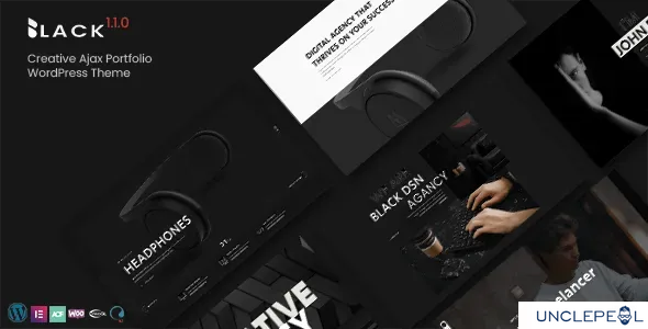 Blackdsn - 创意 Ajax 作品集 WordPress 主题 1.1.1
