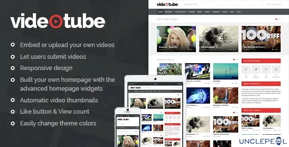VideoTube - 响应式视频 WordPress 主题 3.4.5