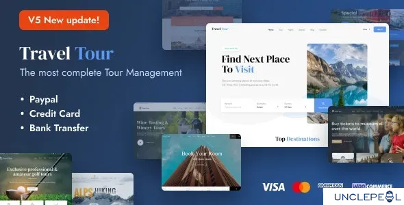 TravelTour - 旅游与旅游预订 WordPress 5.1.1 开心版