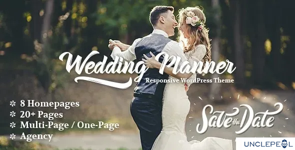 Wedding Planner - 响应式 WordPress 主题 5.7 开心版