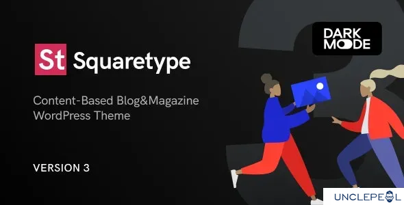 Squaretype - 现代博客 WordPress 主题 3.0.8 开心版