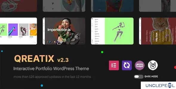Qreatix – 互动作品集 WordPress 主题 2.4.1 开心版