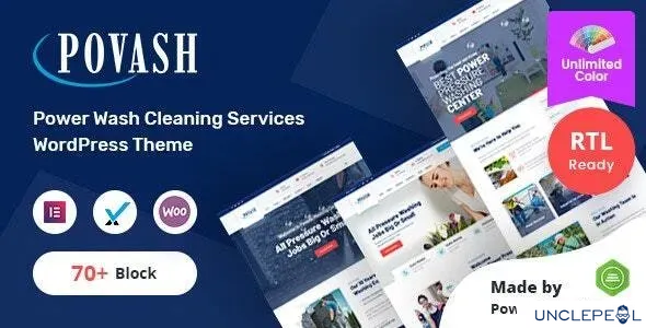 Povash | 强力洗涤 WordPress 主题 + RTL 3.0.0