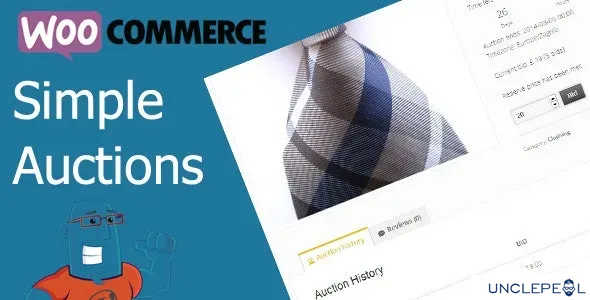 WooCommerce 简单拍卖 - WordPress 拍卖插件2.1.2