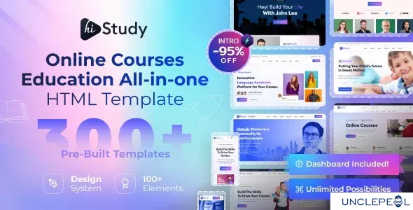 HiStudy - 在线课程与教育模板 1.1.0