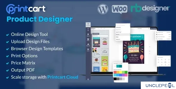 Printcart 产品设计器 | WooCommerce WordPress 插件1.2.0