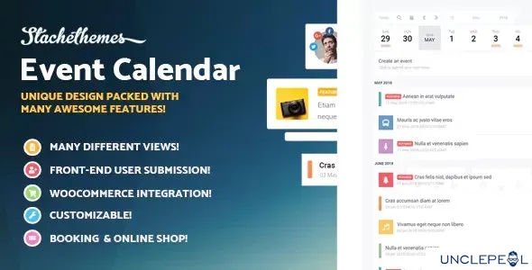 Stachethemes 事件日历 - WordPress 事件日历插件3.3.1 开心版