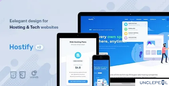 Hostify — 托管 HTML & WHMCS 模板 2.0