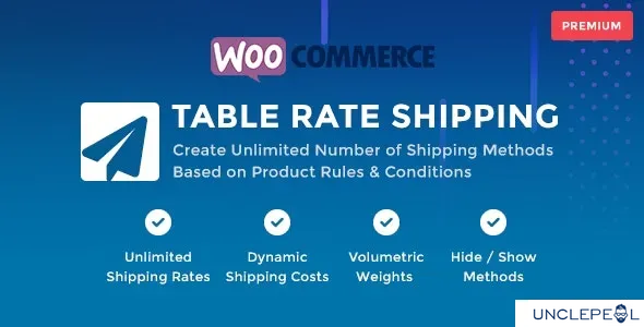 WooCommerce 表格运输1.2.1