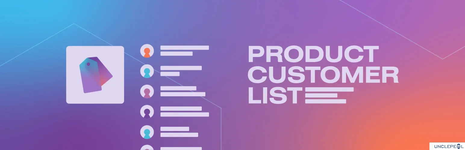 WooCommerce 产品客户列表专业版 3.0.9 开心版