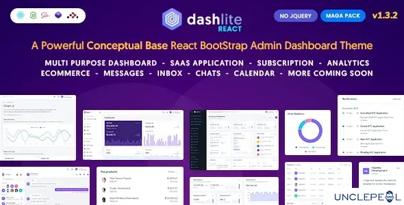 DashLite - React 管理仪表板模板 1.7.1