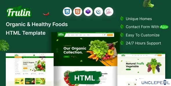 Frutin - 有机与健康食品 HTML 模板 1.0.0