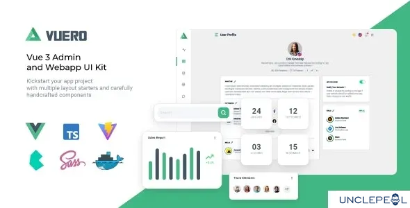 Vuero - VueJS 3 管理与 Webapp UI 套件 2.7.0