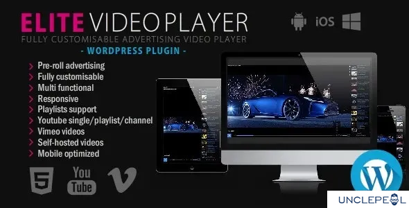 Elite Video Player - WordPress 插件6.8.4.1