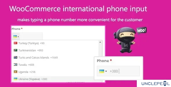 WooCommerce 国际电话输入2.1.5