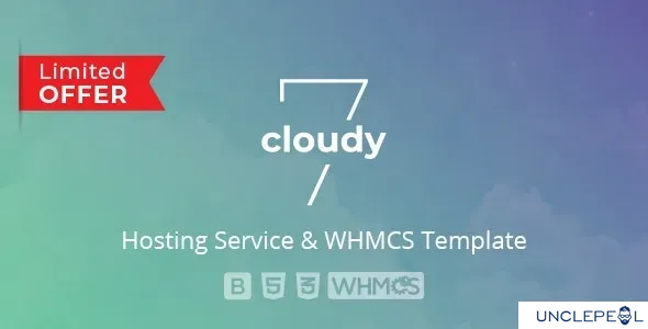 Cloudy 7 - 托管服务与 WHMCS 模板 2.1