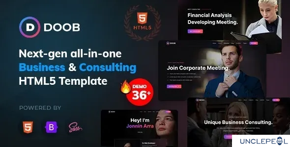 Doob - 商业与咨询 Bootstrap 5 模板 1.4