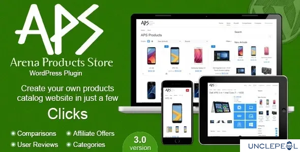 Arena 产品商店 - WordPress 插件 3.0 开心版