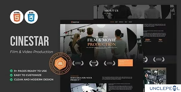 Cinestar - 电影与视频制作 HTML 模板 1.0.0