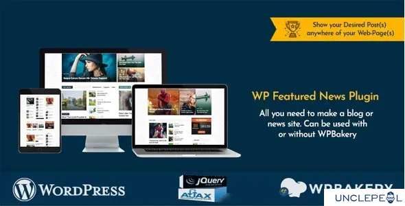 WP Featured News Pro | 自定义帖子列表插件1.6.0