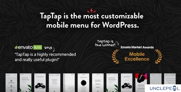 TapTap: 超级可自定义 WordPress 移动菜单 5.5