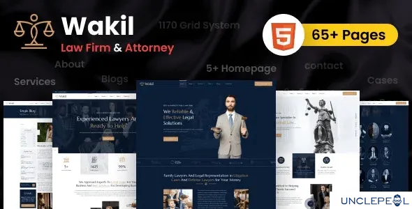 多用途律师与律师事务所 HTML 模板 - Wakil 律所主题 1.0.0