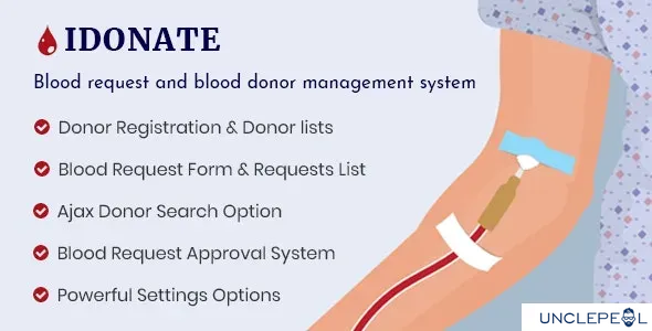 IDonatePro - 血液捐赠、请求和捐赠者管理 WordPress 插件3.0.1