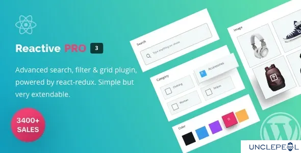 Reactive Search Pro - 高级 WordPress 搜索与过滤插件带地图网格 5.0.1