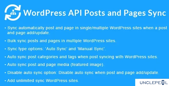 WordPress API 文章与页面同步多个 WordPress 网站 1.7.3 开心版