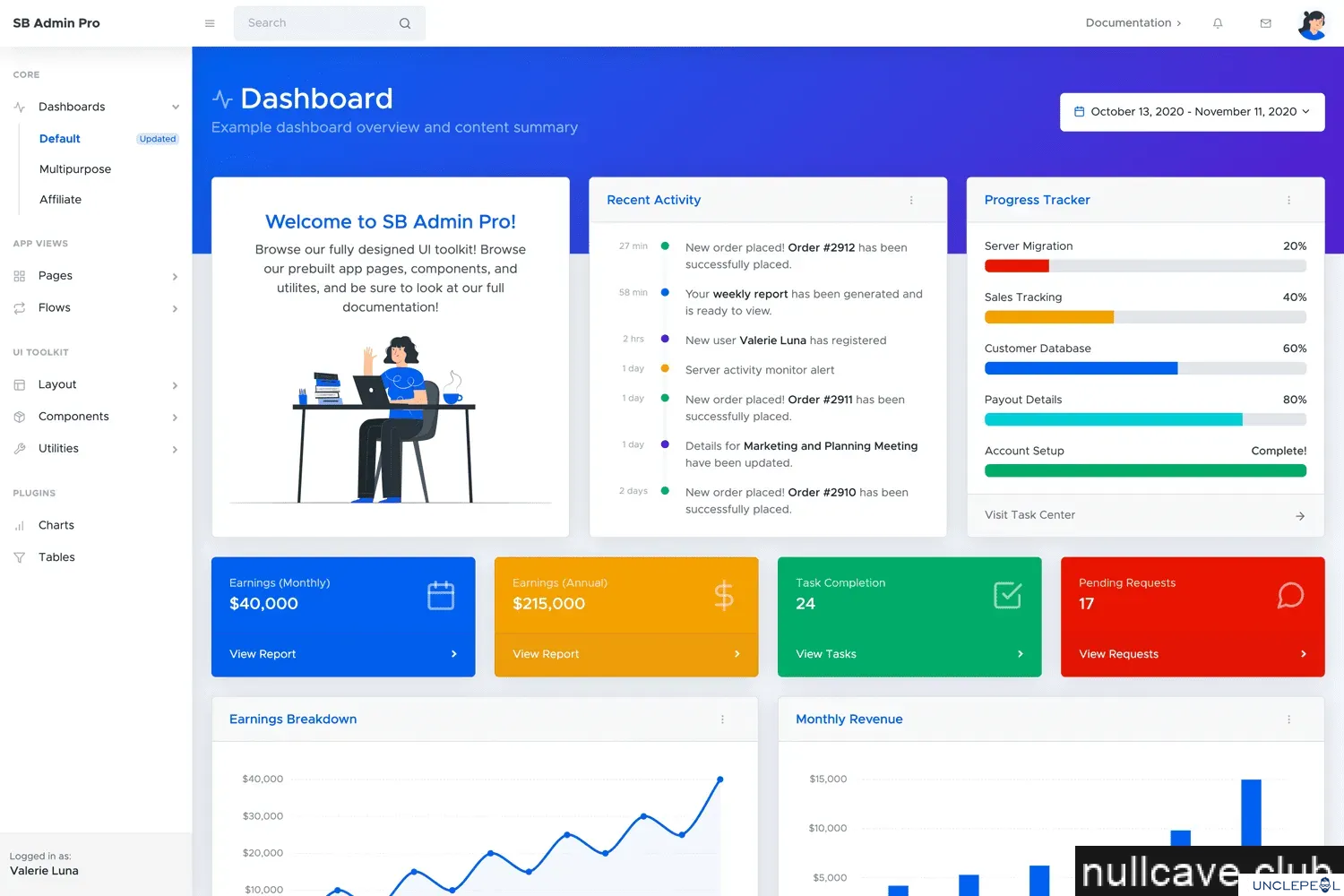 SB Admin Pro 2.0.5