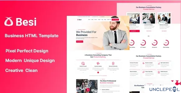 Besi - 商业与机构 HTML 模板 1.1