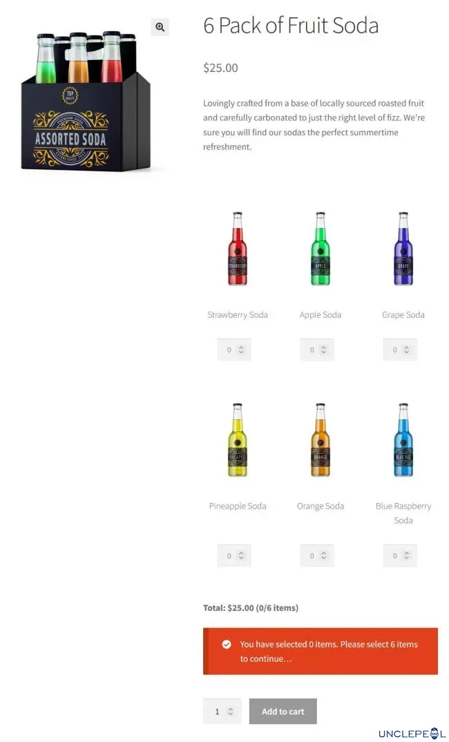 WooCommerce 混合搭配产品2.4.6