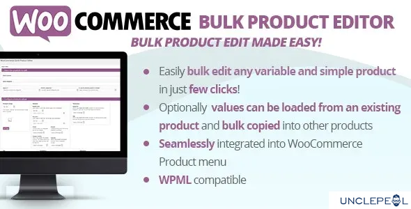 WooCommerce 批量产品编辑器 2.8 开心版