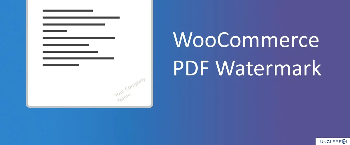 WooCommerce PDF 水印1.5.1