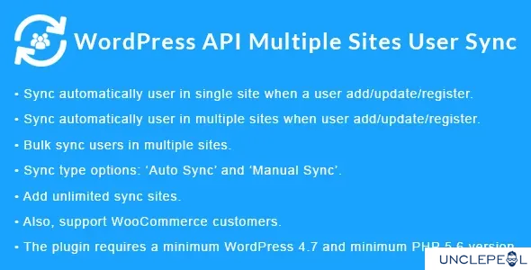 WordPress API 多站点用户同步 1.6.2 开心版